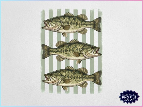 Download Preppy Camouflage Bass Fish PNG - Premium Bundle