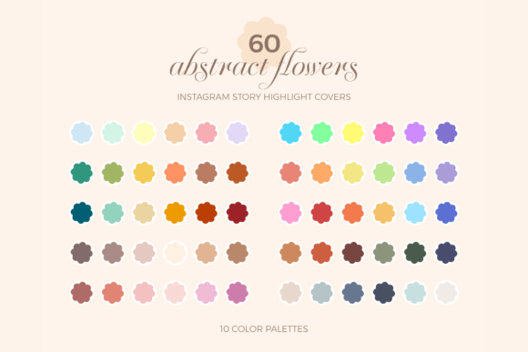 Download Abstract Flower Shape IG Highlight Cover - Premium Resources