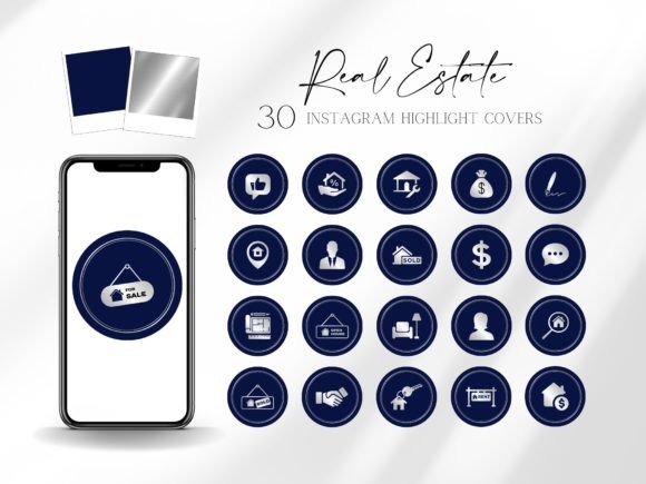 Download Blue Real Estate Highlight Covers - Premium Resources